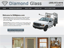 Tablet Screenshot of dgmglass.com